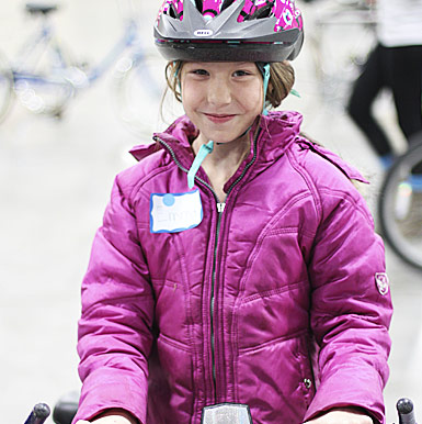 Girl on Bike